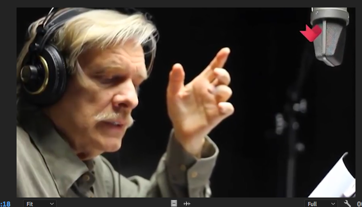 Oleg Vidov recording an interview